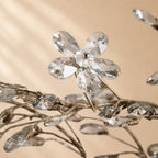 Susan Crystal Floral Flush Mount