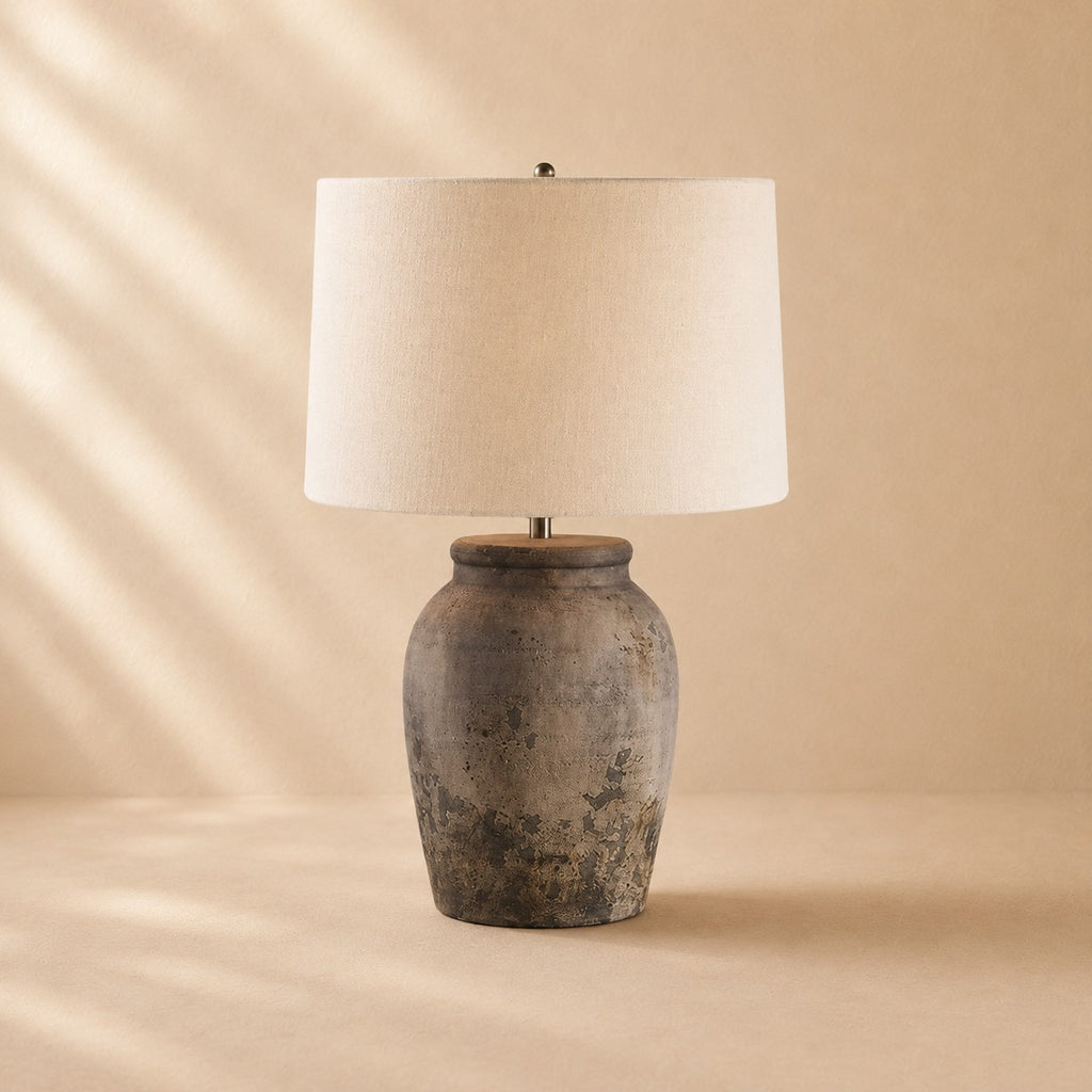 Timo Rustic Ceramic Table Lamp
