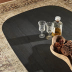 Veyrah Sculptural Solid Wood Coffee Table