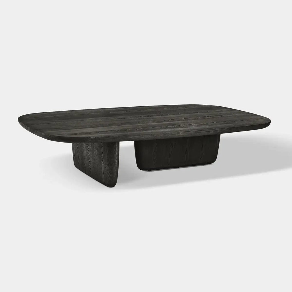 Veyrah Sculptural Solid Wood Coffee Table