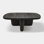Veyrah Sculptural Solid Wood Coffee Table