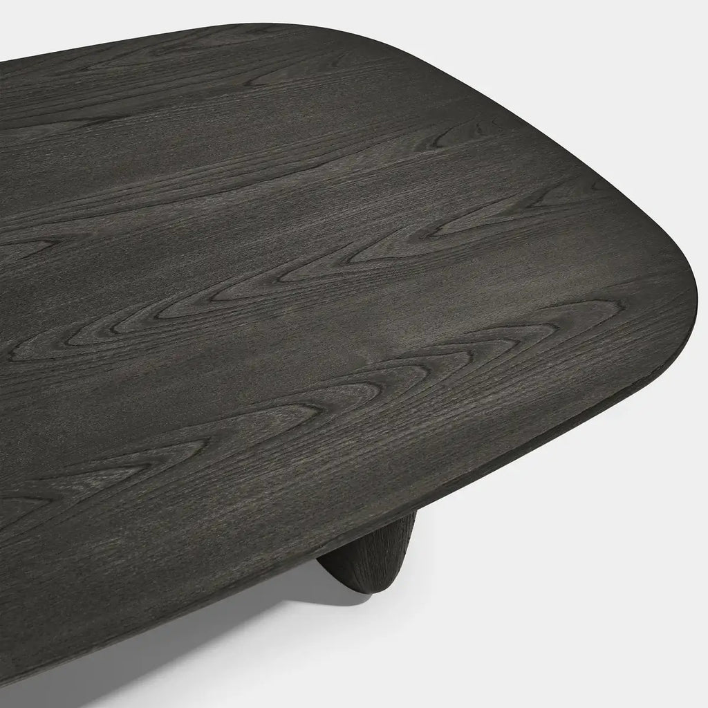 Veyrah Sculptural Solid Wood Coffee Table