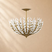 Vivien Glass Flushmount