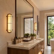 Winni Ribbed Glass Wall Sconce