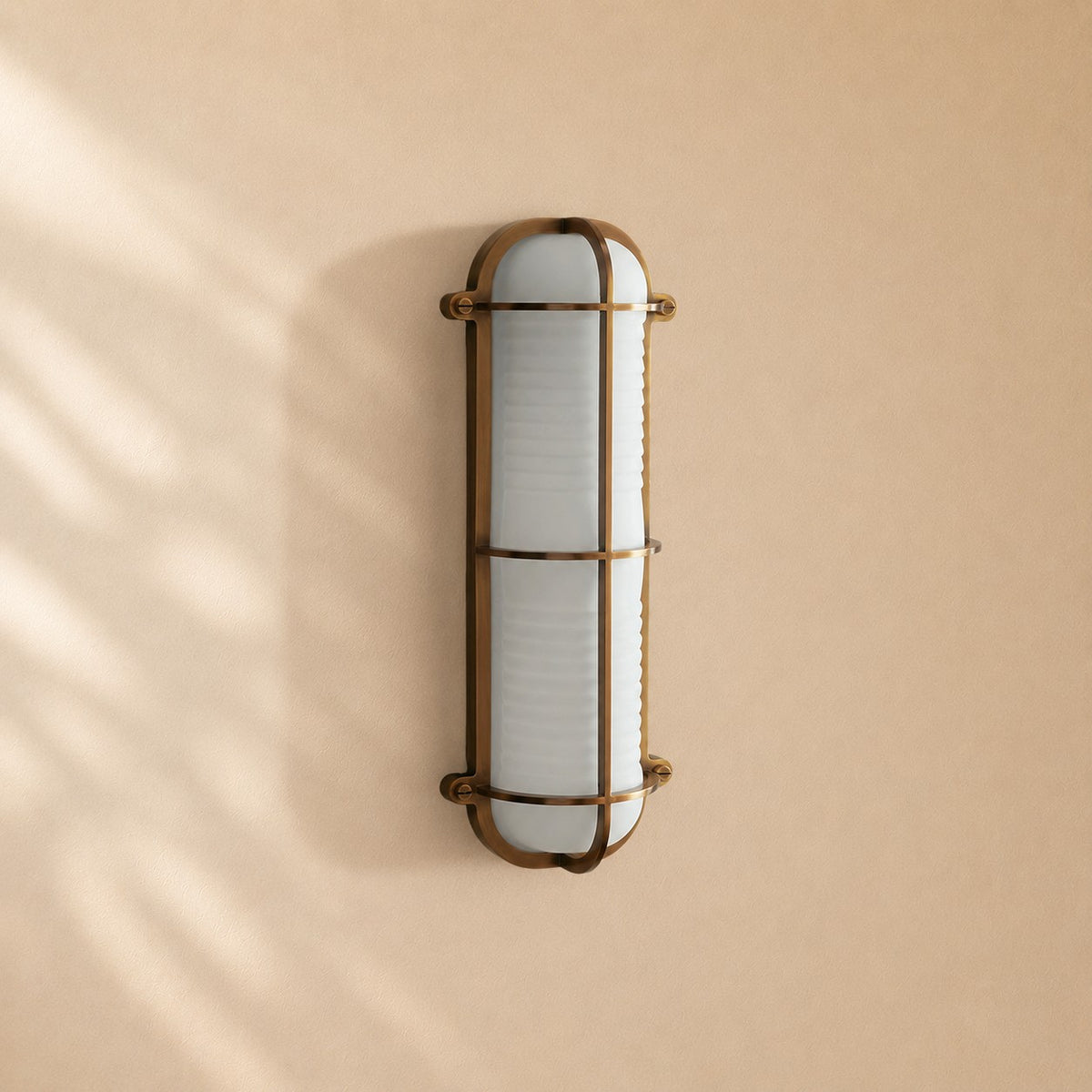Winni Ribbed Glass Wall Sconce